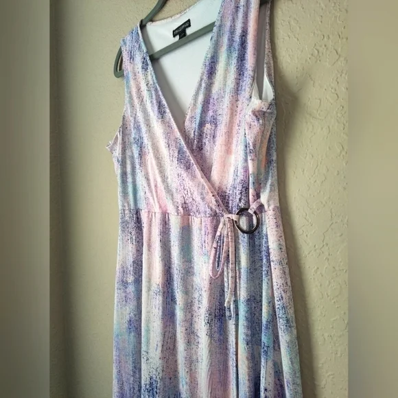 Nina Leonard Maxi Dress Sleeveless Size L - Picture 3 of 6